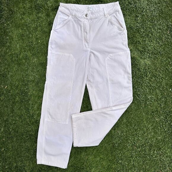 Wilfred Free Brennan Utility Cargo Carpenter 90’s Y2K Straight Leg Pants size 6 - Picture 1 of 9